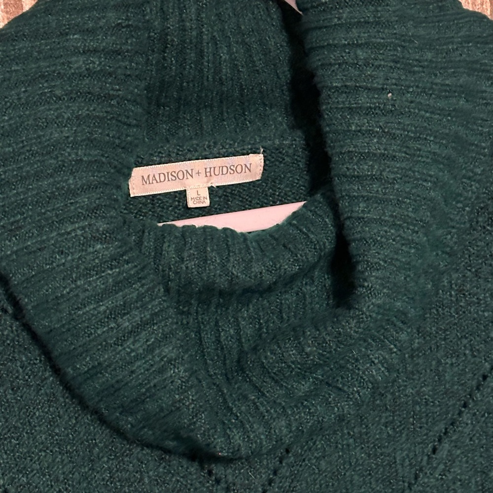 Madison + Hudson Green Knit Sweater